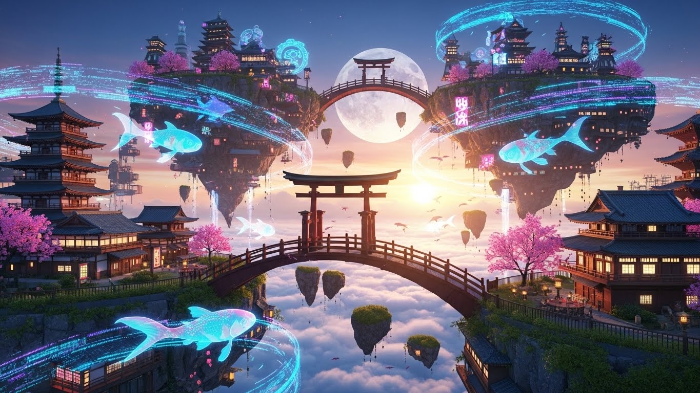 高天原をモチーフにしたゲームの世界観